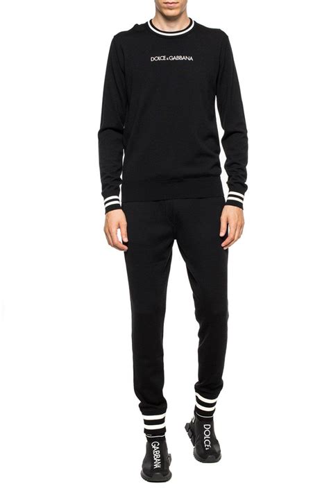 dolce gabbana mens sweatpants|dolce and gabbana pantsuit.